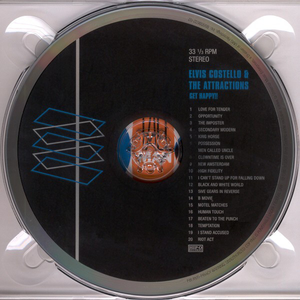 Elvis Costello And The Attractions  Get Happy : CD